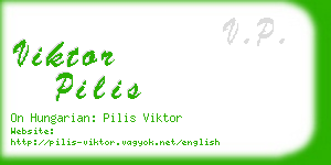 viktor pilis business card